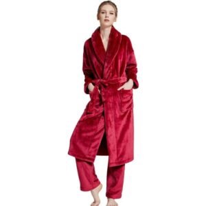 طقم روب و بنطلون فرو - نبيتي, XXXX